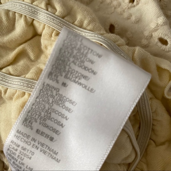 UO Tan Button Down Eyelet Crop Top - Picture 7 of 15